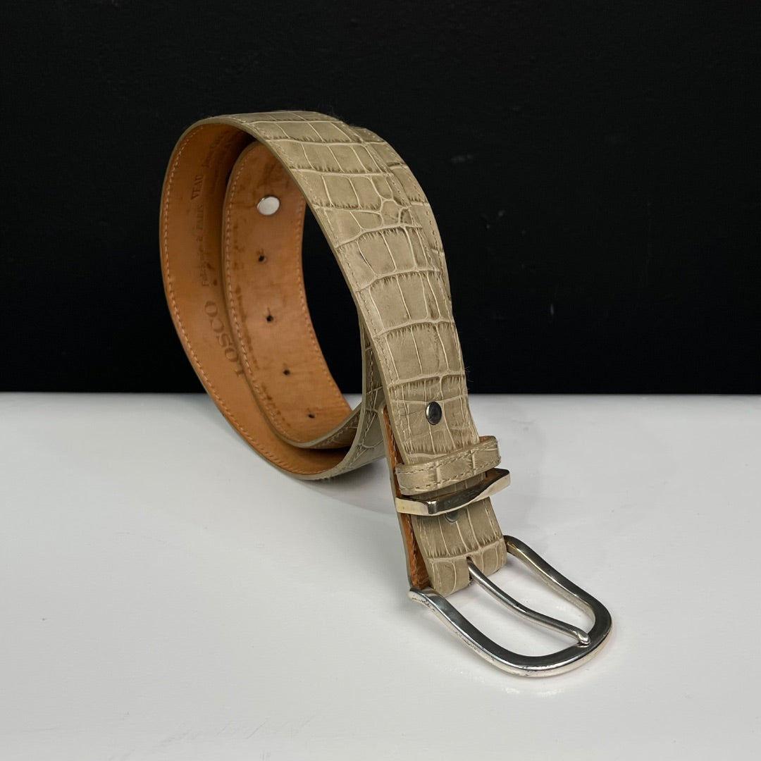 LOSCO Cinturon Otro Beige Talle Unico