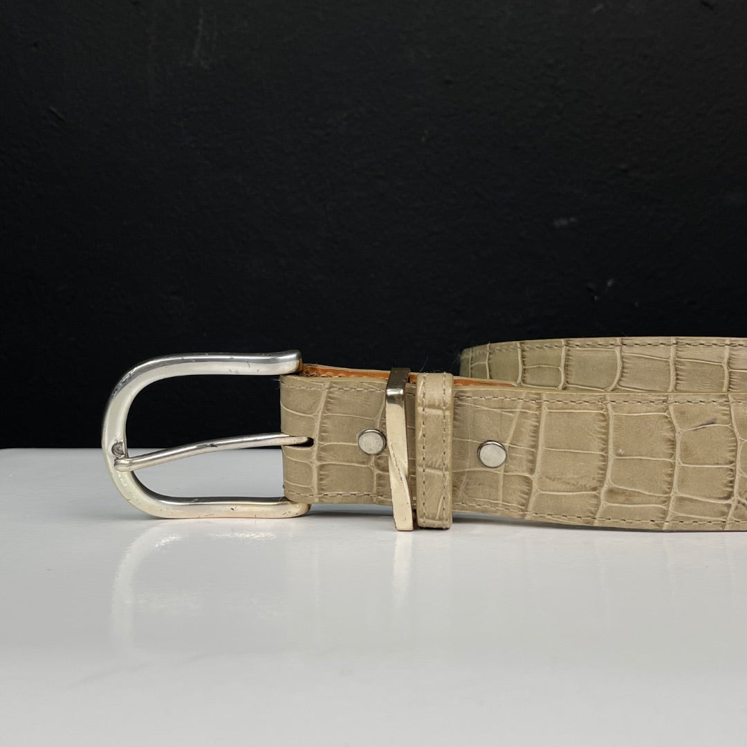 LOSCO Cinturon Otro Beige Talle Unico