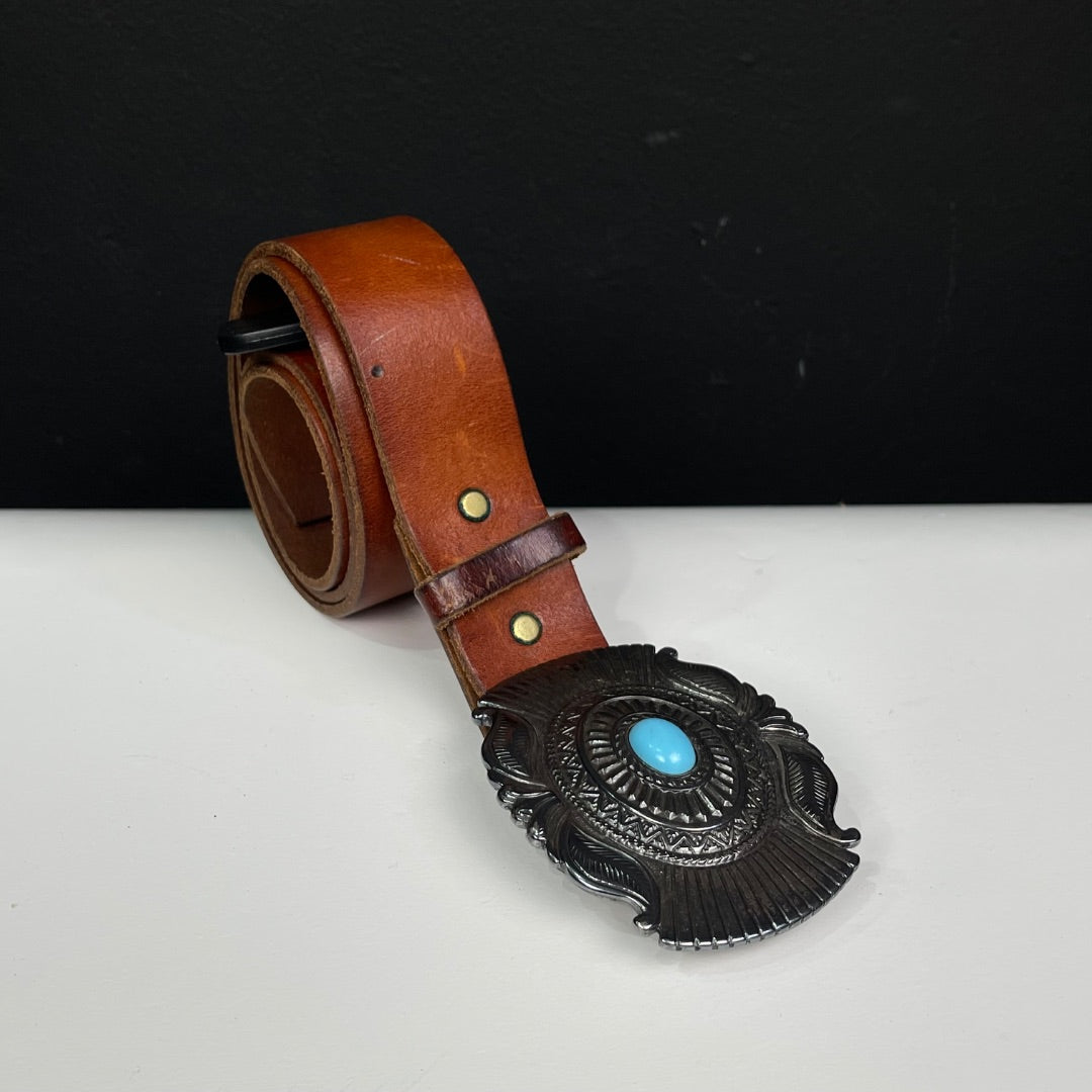SIN MARCA Cinturon Otro Marron Talle Unico