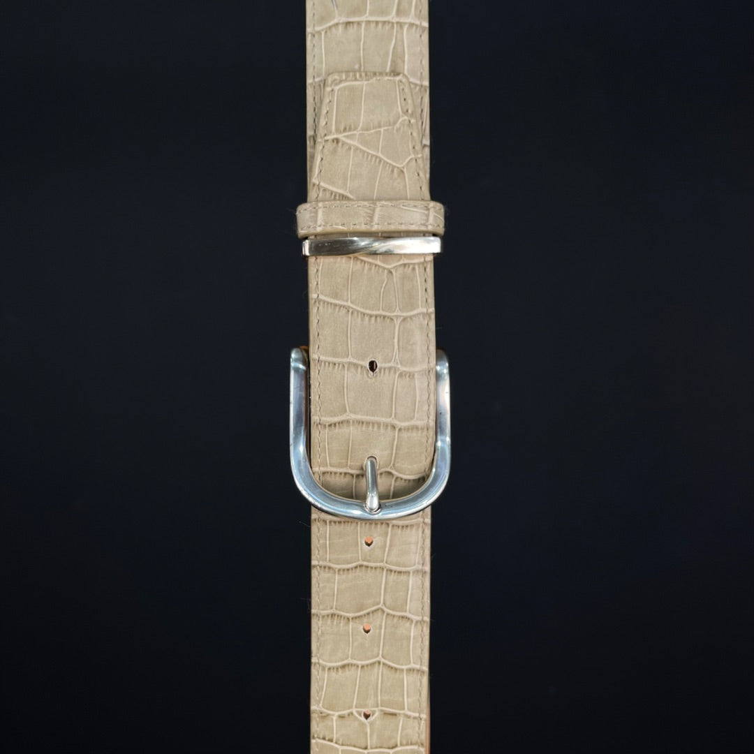 LOSCO Cinturon Otro Beige Talle Unico