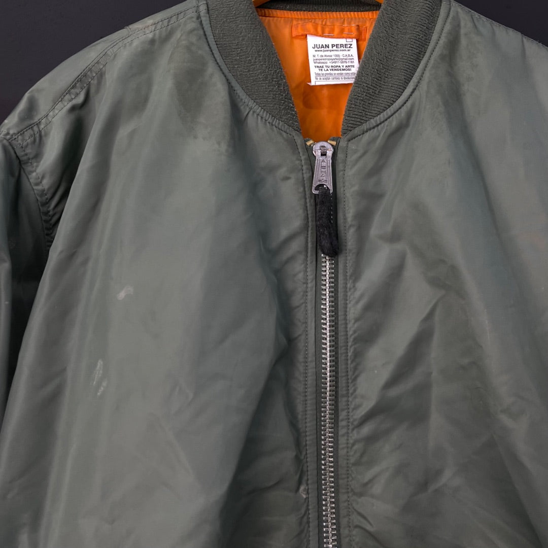 ALPHA Campera Verde Talle XXL