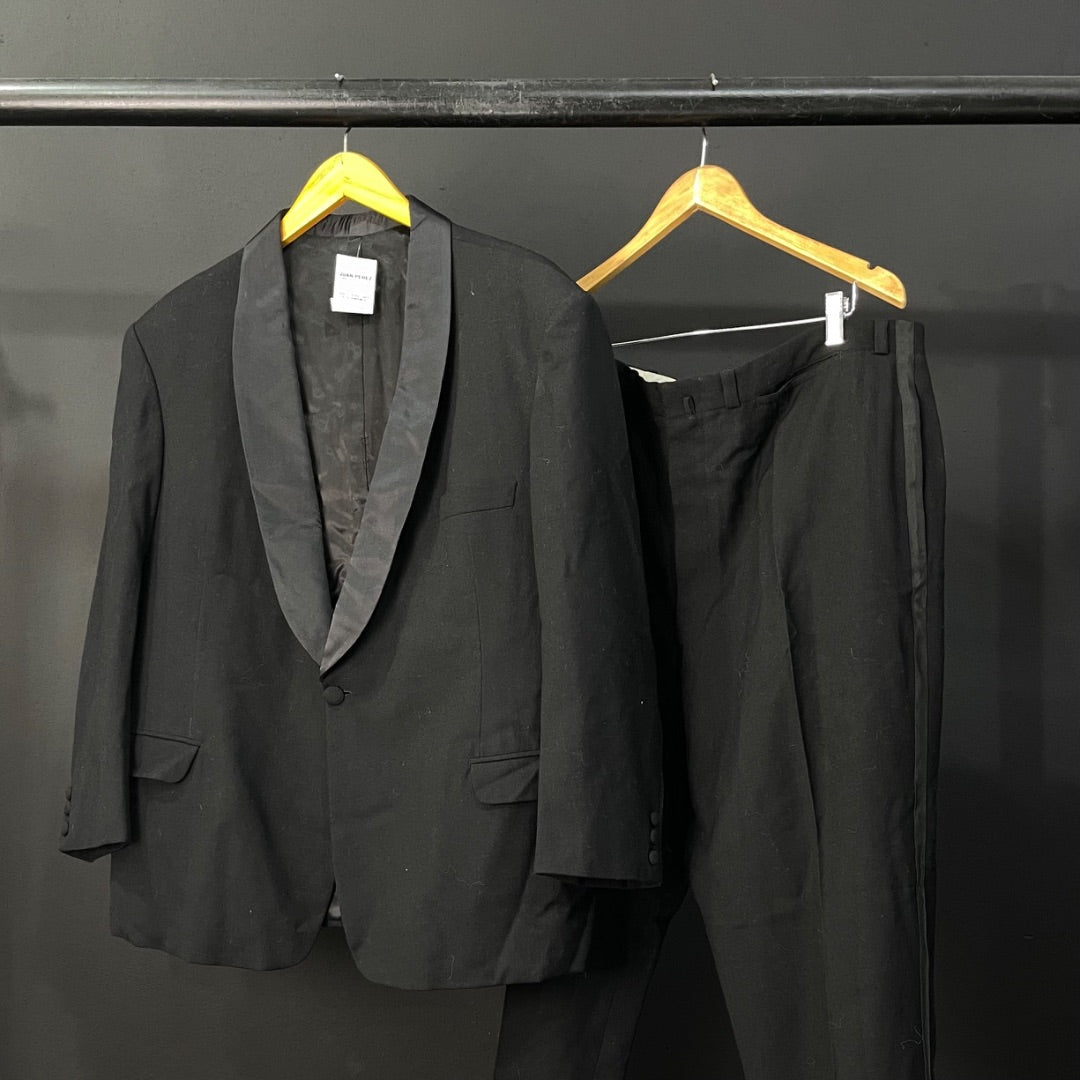 SIN MARCA Conjunto X2 Pantalon Y Saco Negro Talle 46
