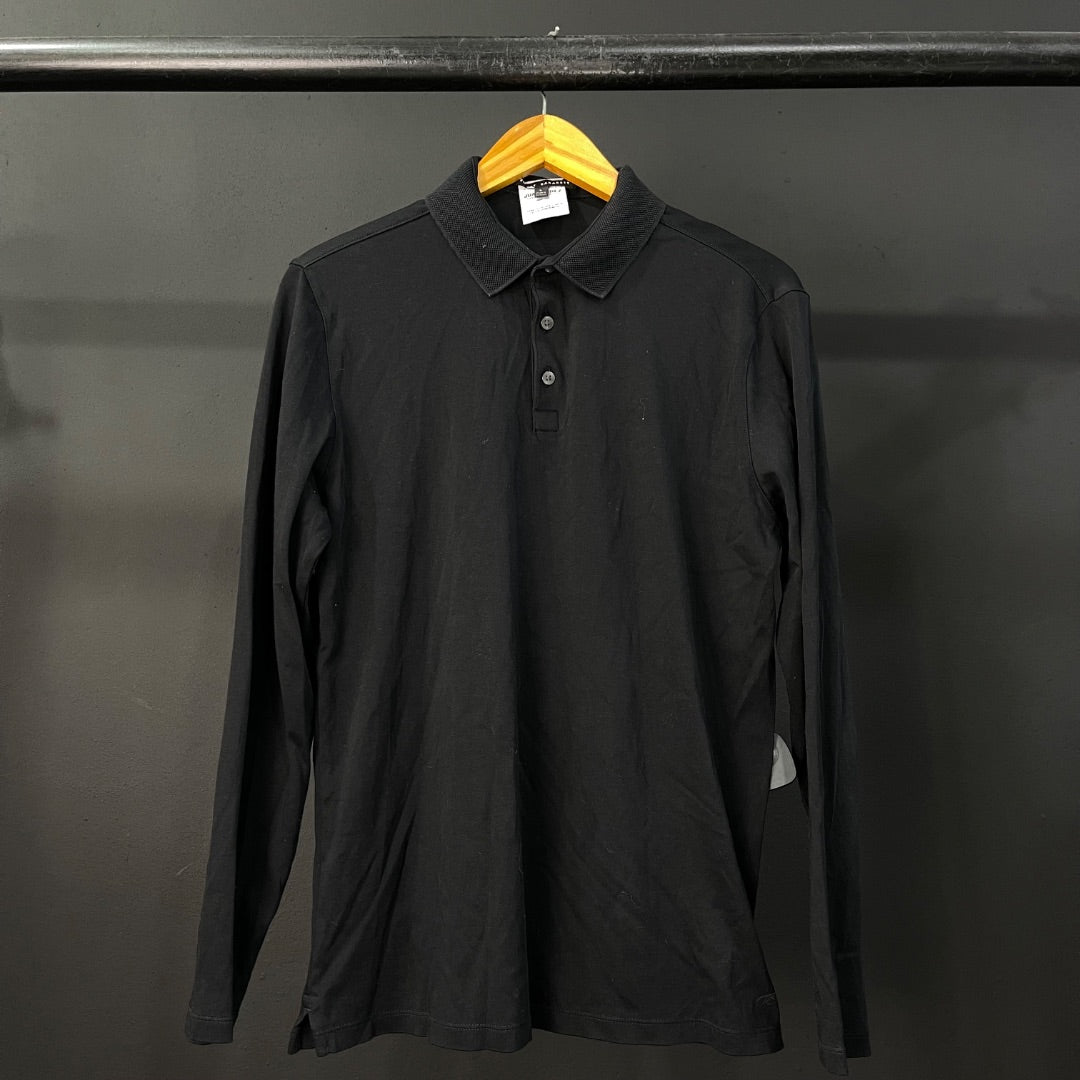 ROBERT BARAKETT Remera Manga Larga Azul Talle L