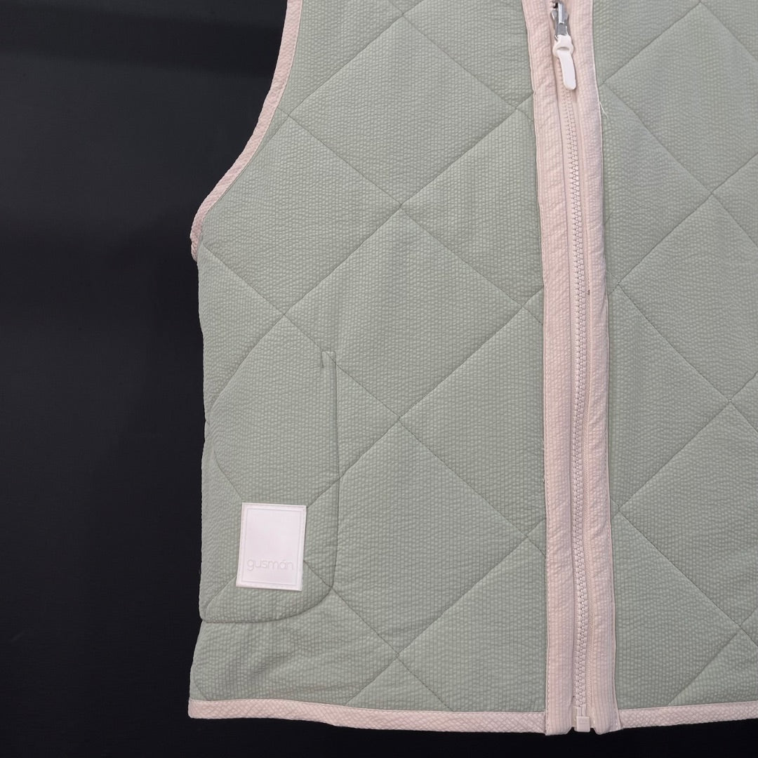 GUSMAN Chaleco Corto Beige Talle M
