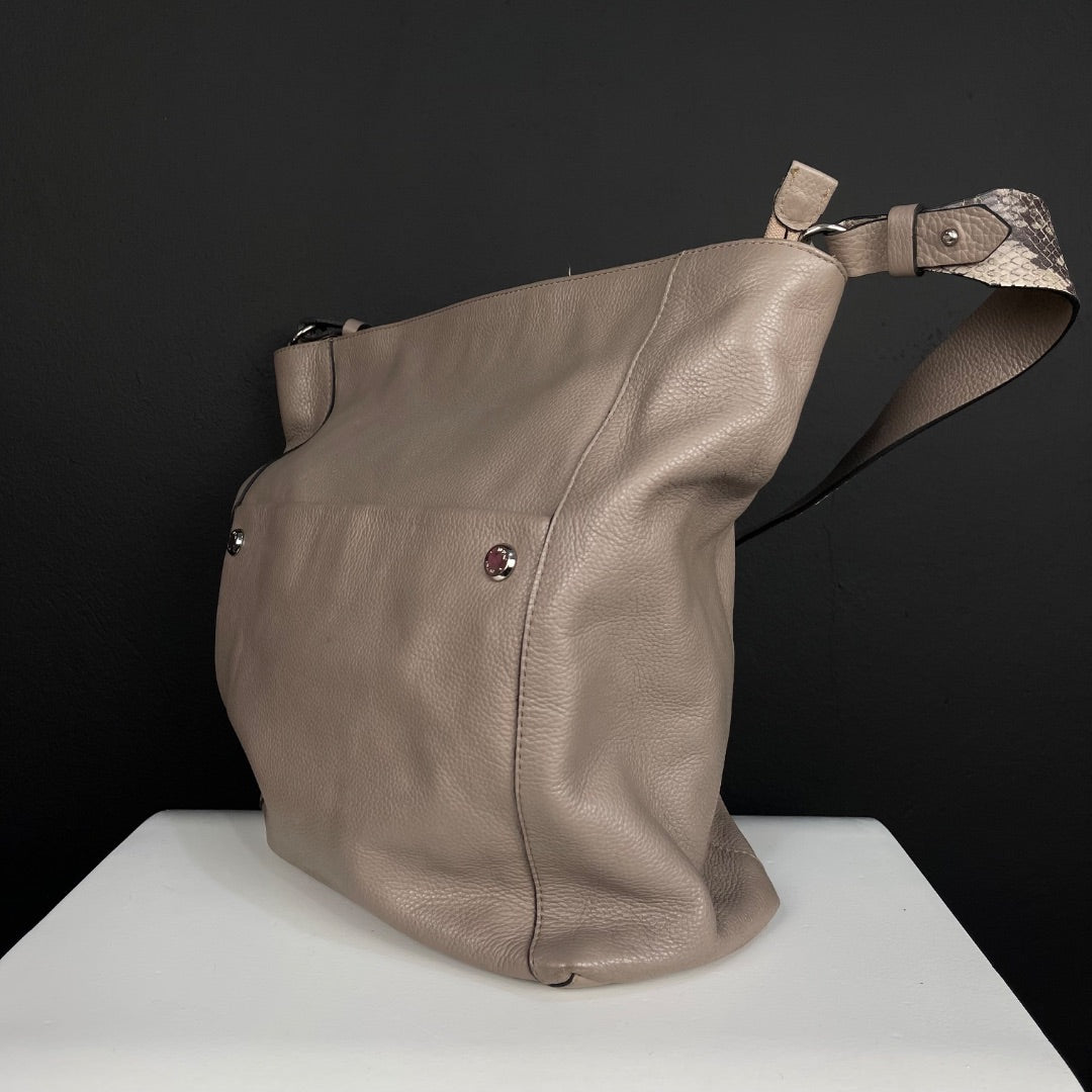 Cartera Gris Talle Unico