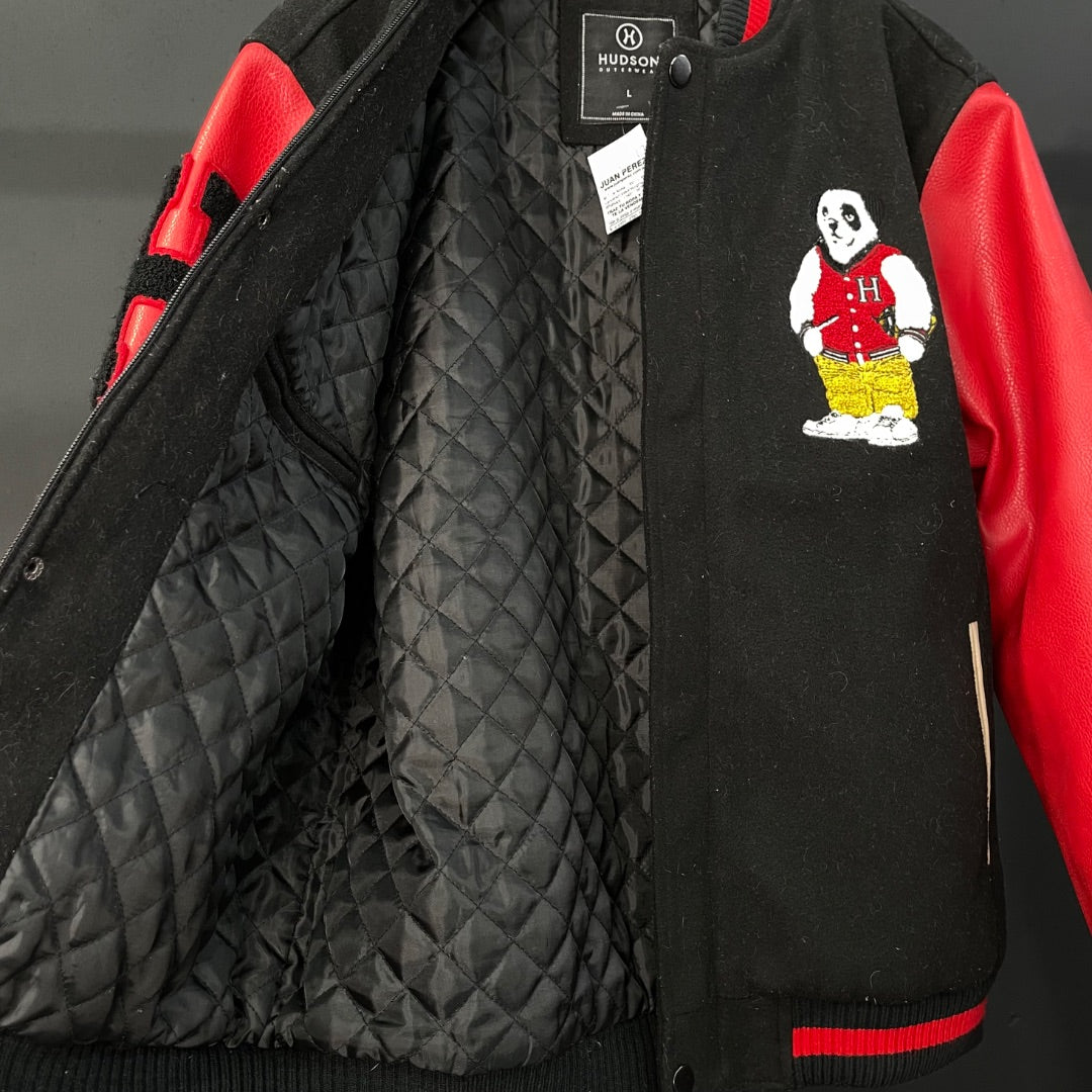 HADSON  Campera  Varios Rojo Y Negro  Talle L