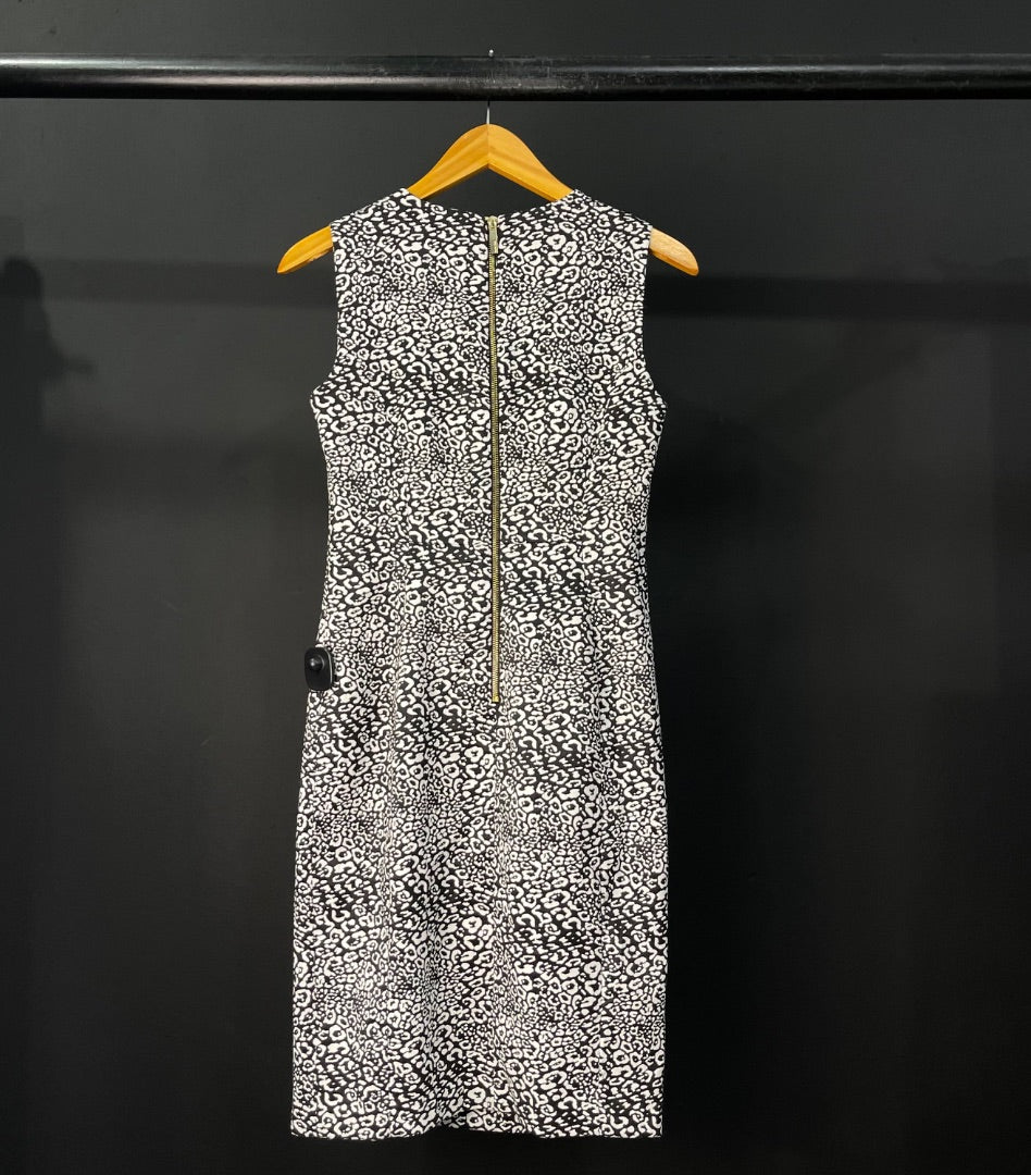 CALVIN KLEIN Vestido Sin Manga Varios Blanco Y Negro Talle 8