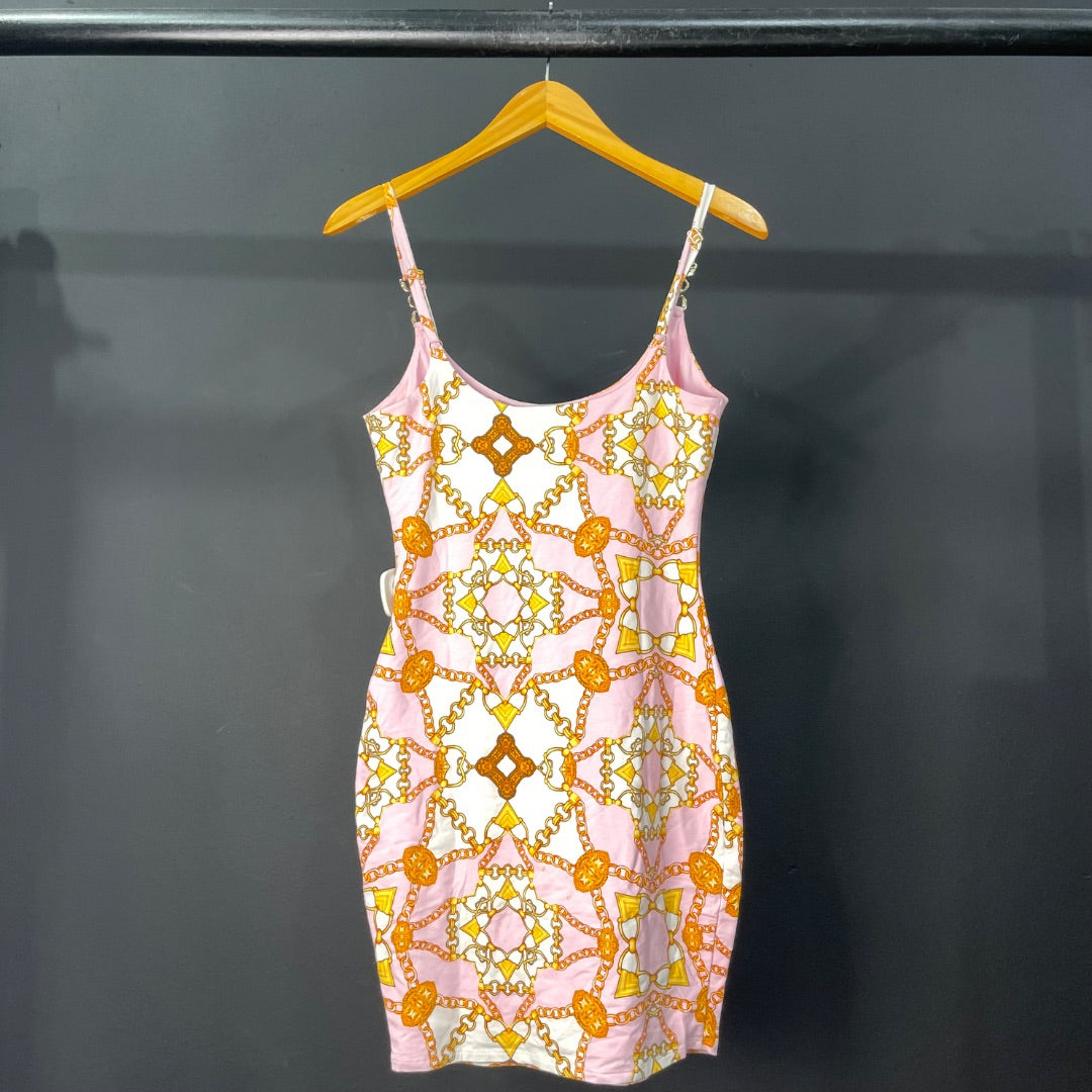 GUESS Vestido Sin Manga Varios  Estampado Talle M