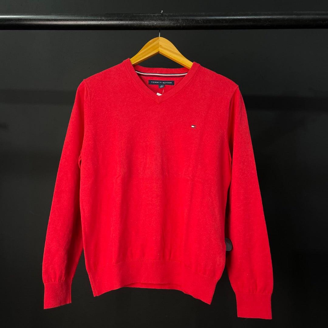TOMMY HILFIGER Sweater Rojo Talle S