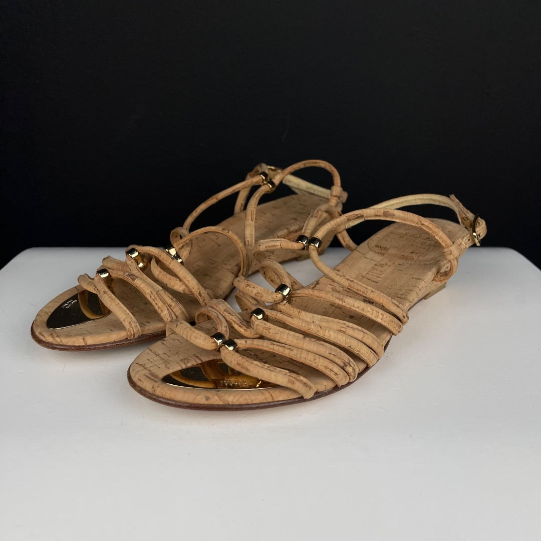 STUART WEITZMAN Sandalias Beige Talle 7,5