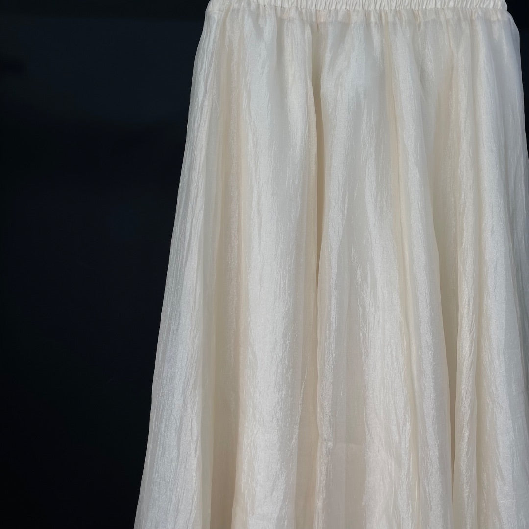 ANTONELLI Pollera Media Pierna Beige Talle S