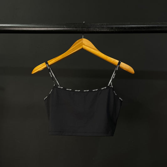 LEVIS Top Deportivo Negro Talle S