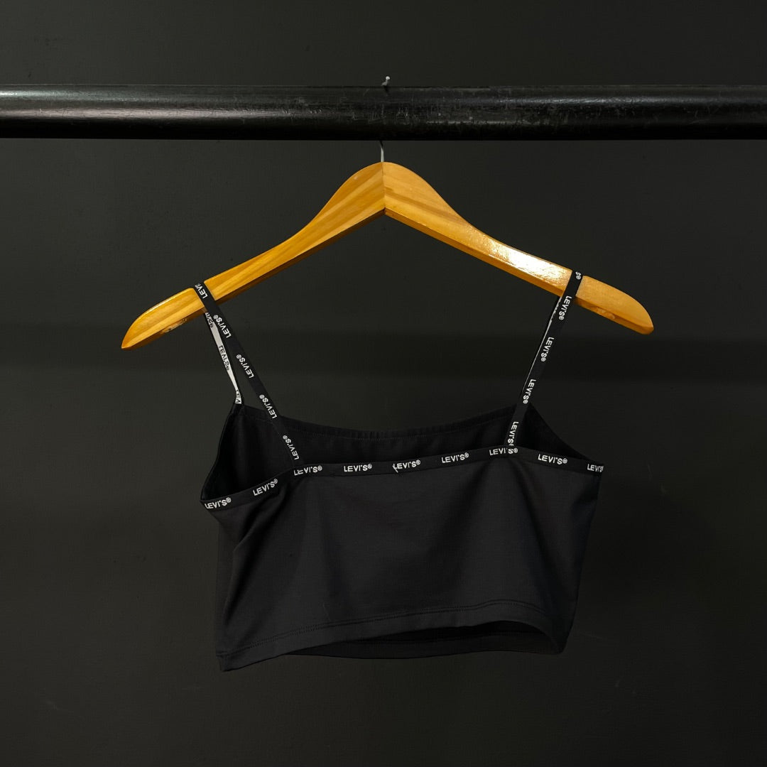 LEVIS Top Deportivo Negro Talle S