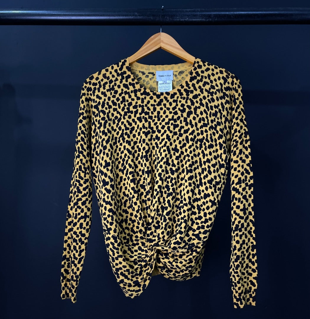 BIMBA Y LOLA Sweater Varios  Estampado Talle L
