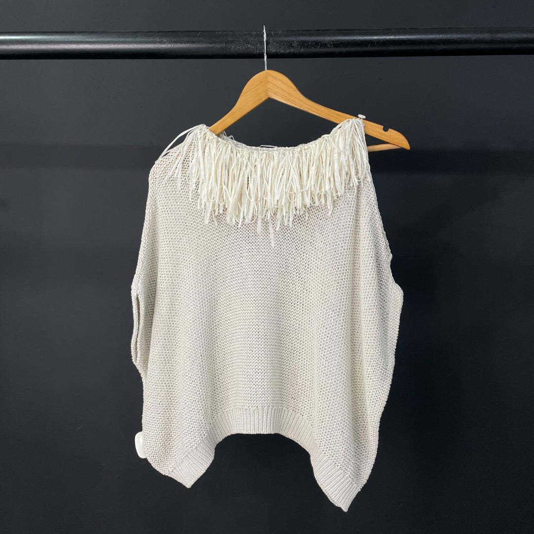 BRUNELLO CUCCINELLI  Sweater Manga Corta  Gris  Talle S