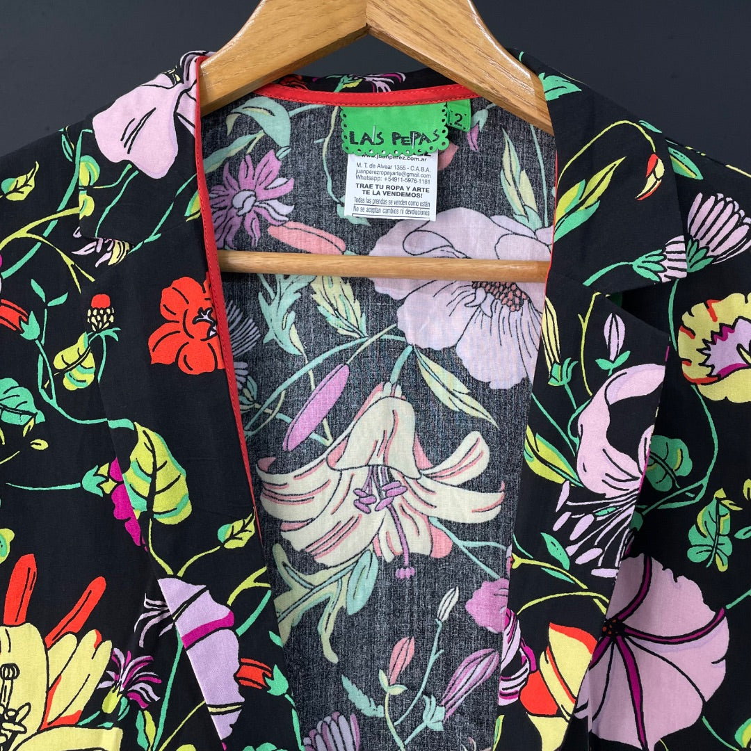 LAS PEPAS  Camisa Manga Larga  Varios Floral  Talle 2