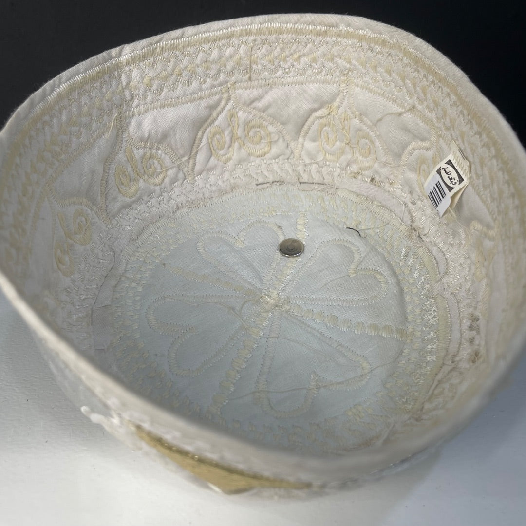 SIN MARCA Gorro Blanco Talle Unico
