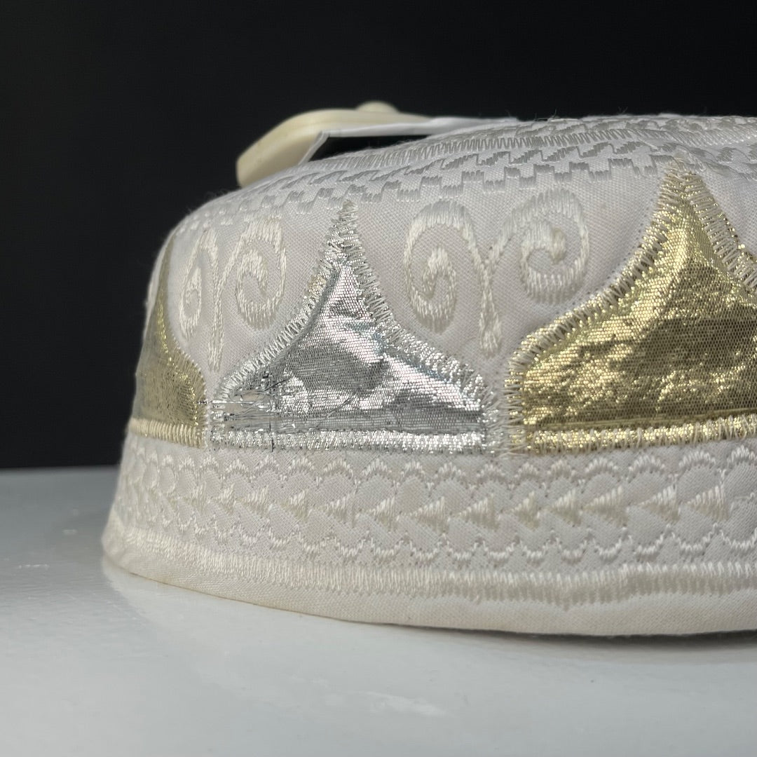 SIN MARCA Gorro Blanco Talle Unico
