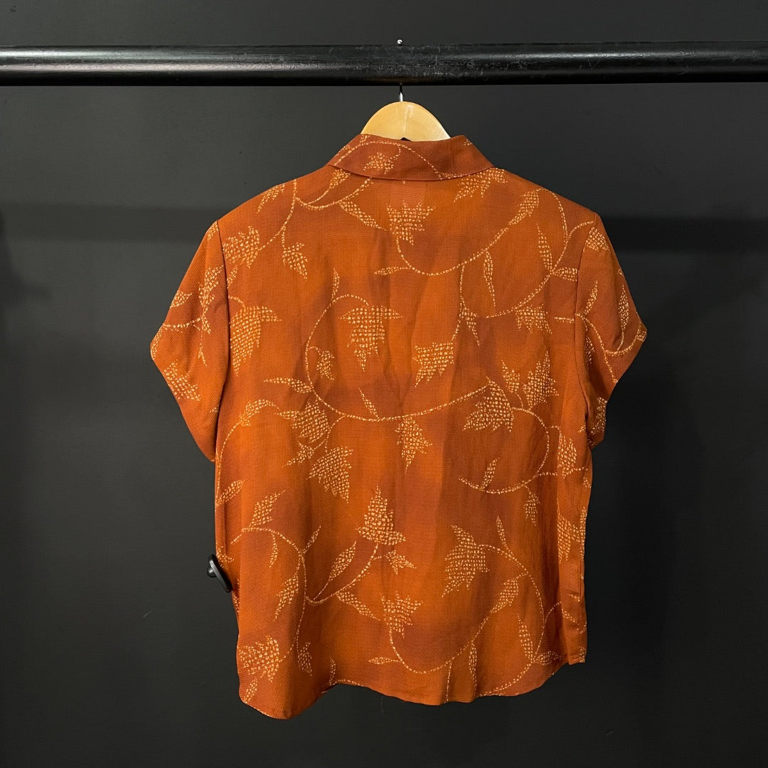 JONES NEW YORK  Camisa Manga Corta  Marron  Talle L