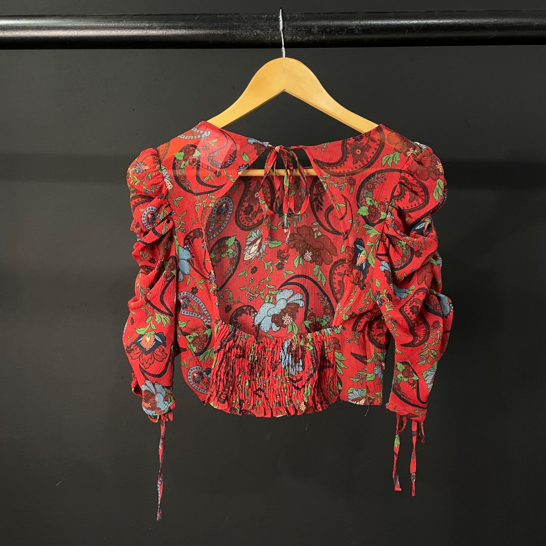 ZARA  Blusa  Varios  Estampado  Talle M