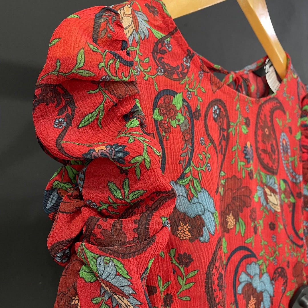 ZARA  Blusa  Varios  Estampado  Talle M