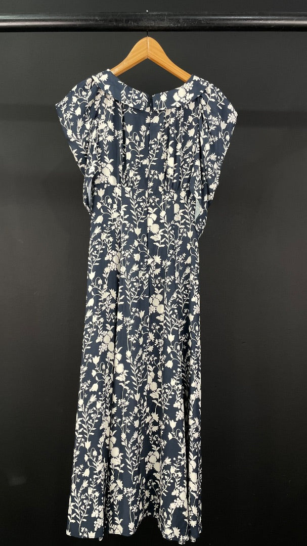 SIN MARCA Vestido Manga Corta Varios Floral Talle S