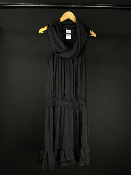 SISLEY Vestido Sin Manga Negro Talle M