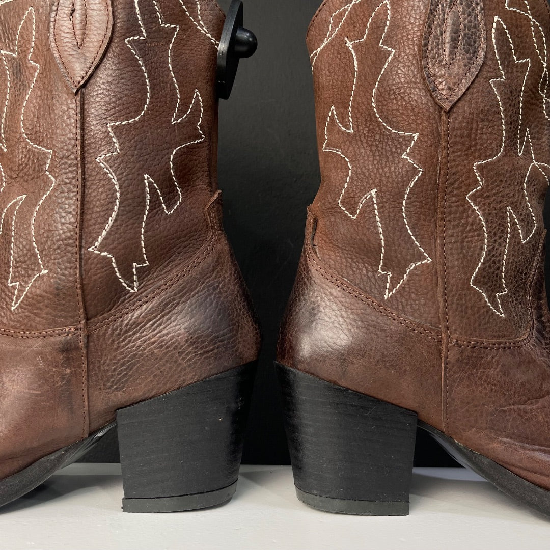 SIN MARCA Bota Cowboy Marron Talle 37