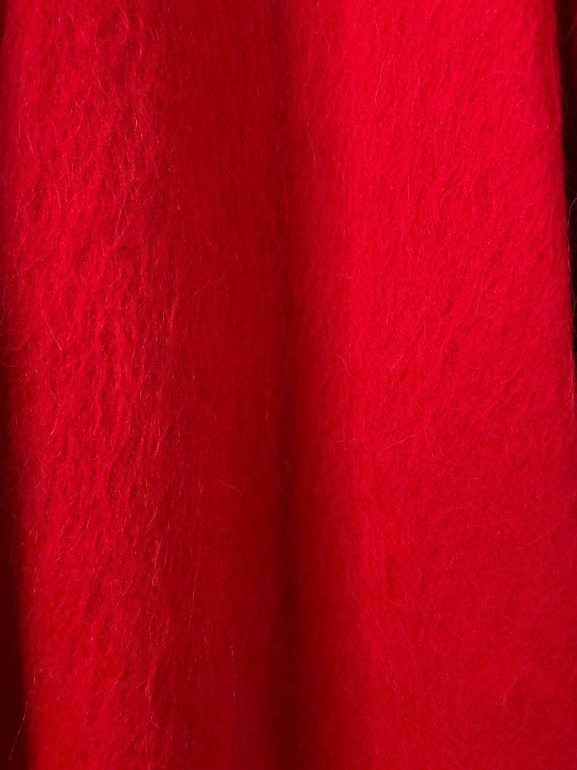 SIN MARCA Poncho Rojo Talle Unico