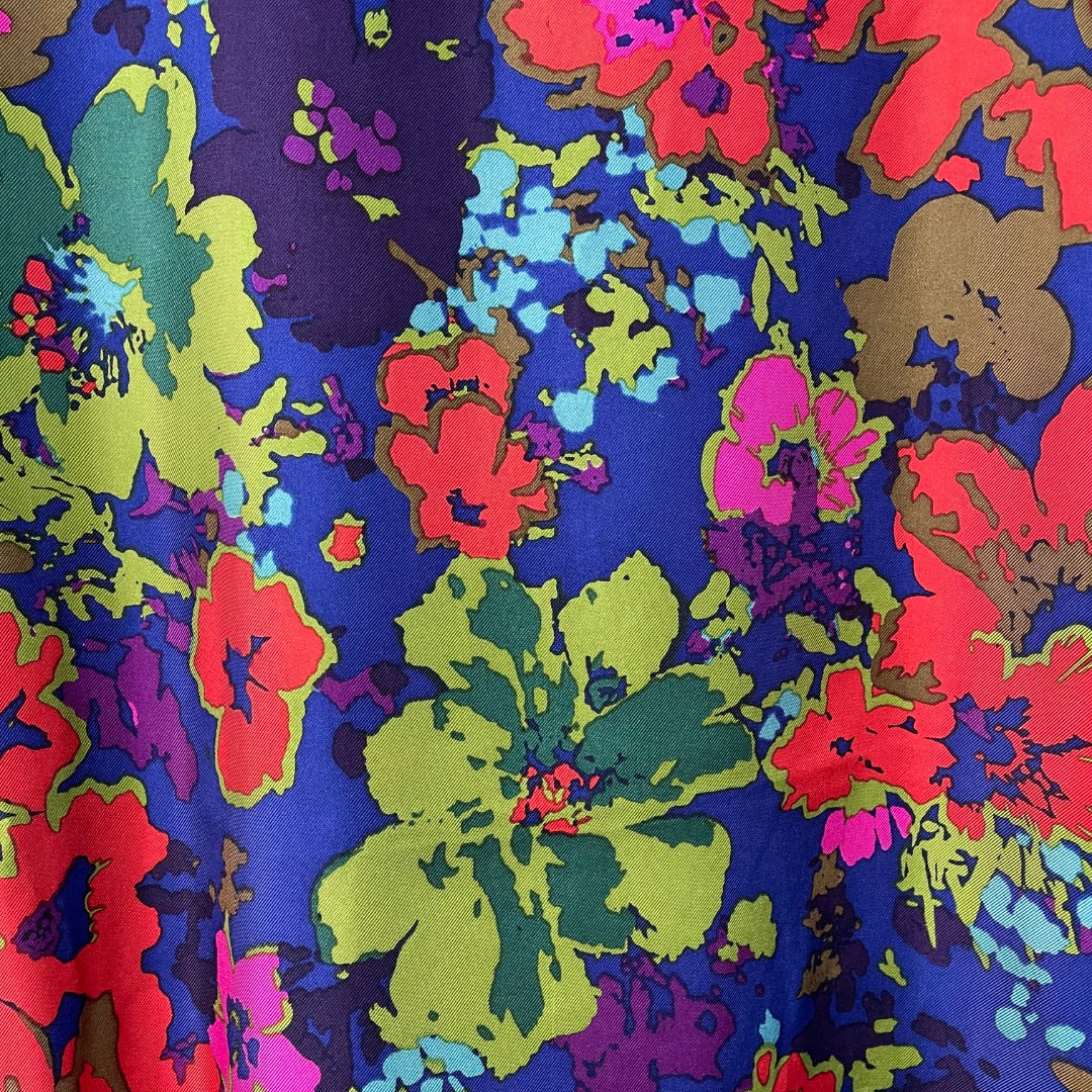 J CREW  Blusa Manga Larga  Varios Floral  Talle 4