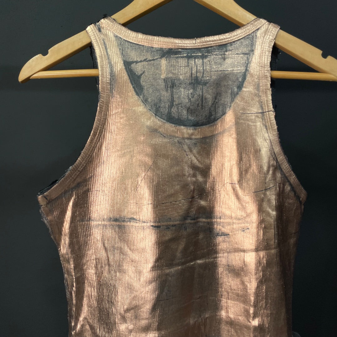 TRAMANDO Musculosa Cobre Talle 1
