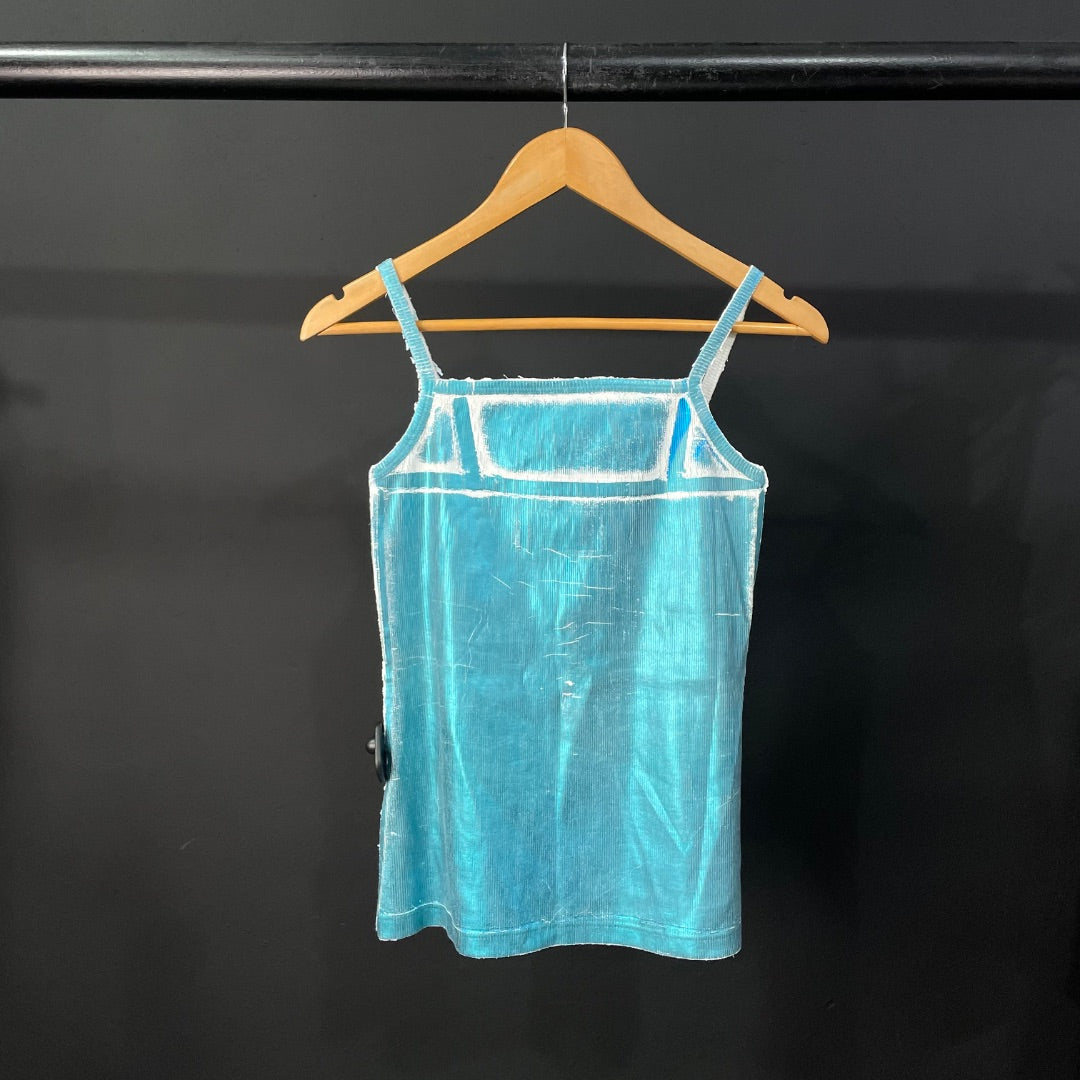 TRAMANDO Musculosa Turquesa Talle 1