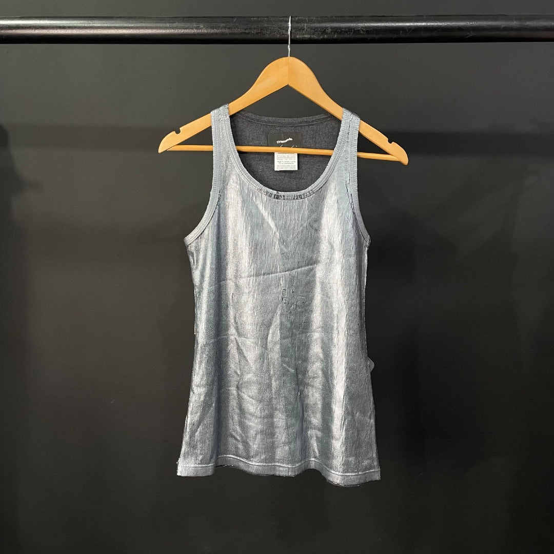 TRAMANDO Musculosa Gris Talle 1