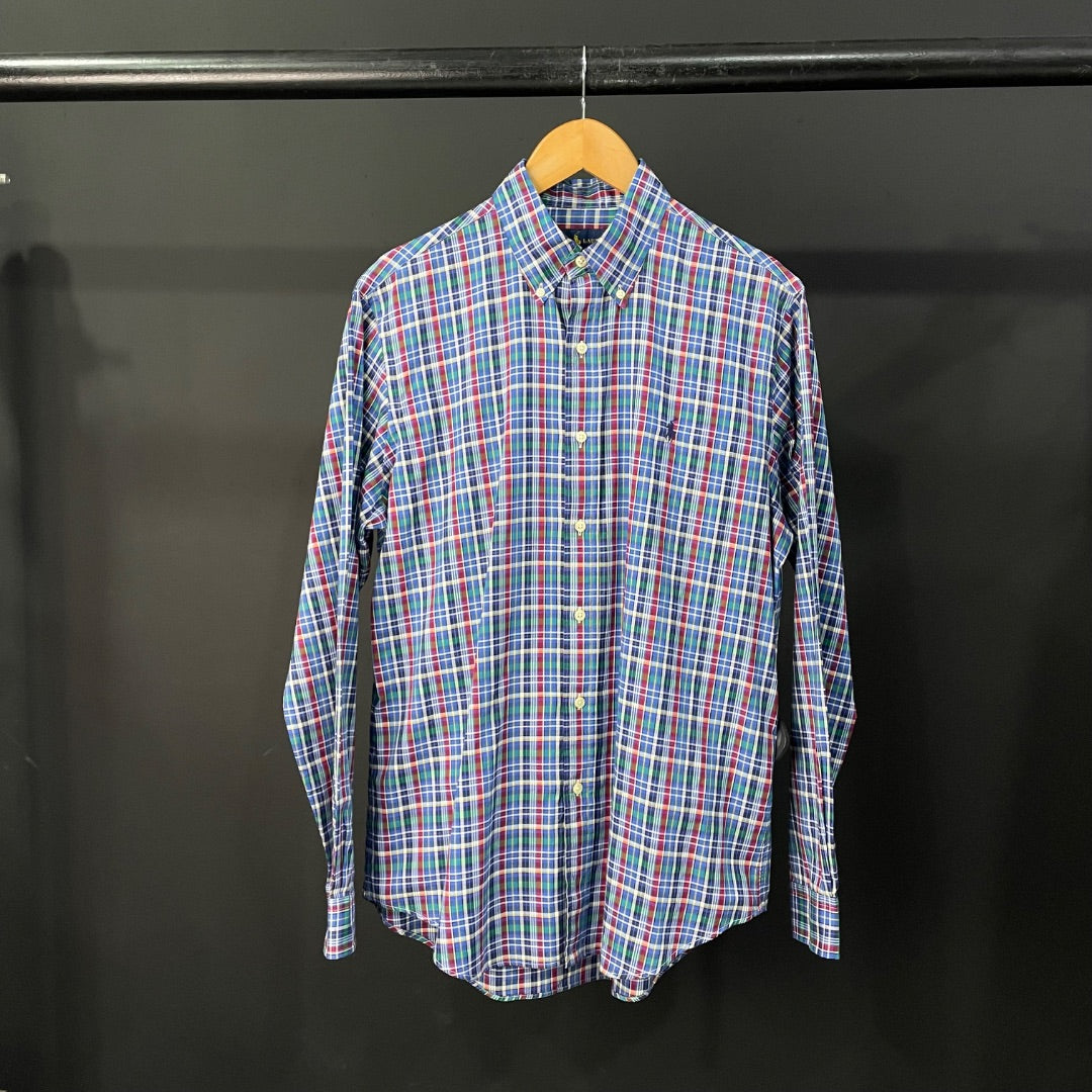 RALPH LAUREN  Camisa Manga Larga  Varios  Escoces  Talle M