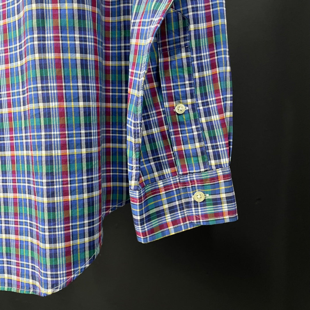 RALPH LAUREN  Camisa Manga Larga  Varios  Escoces  Talle M