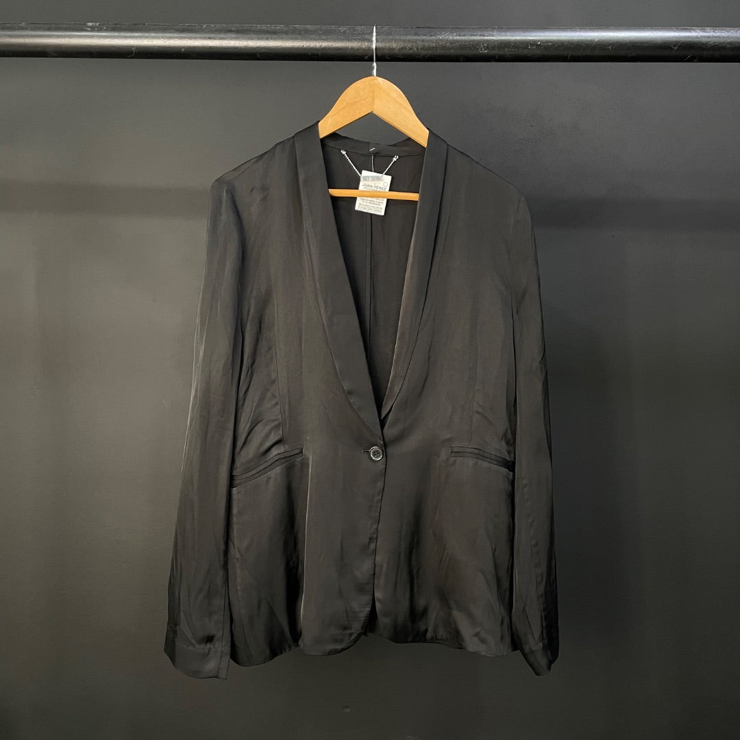 GINEBRA  Saco  Negro  Talle 3