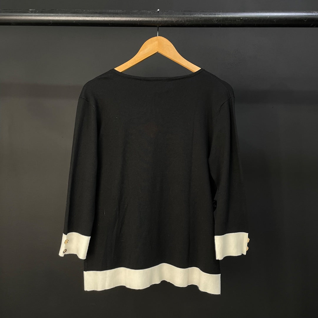 SIN MARCA  Sweater  Varios Blanco Y Negro  Talle L