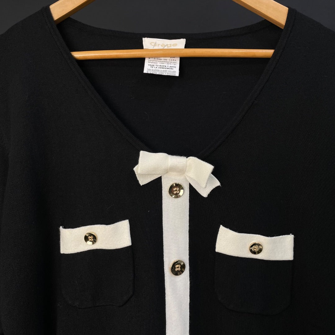SIN MARCA  Sweater  Varios Blanco Y Negro  Talle L