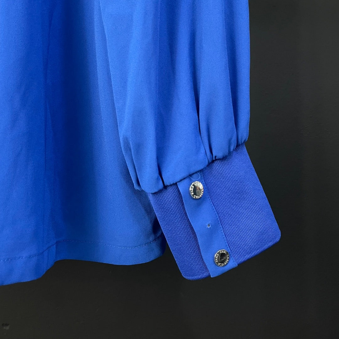 LAGERFELD  Blusa  Azul  Talle XL