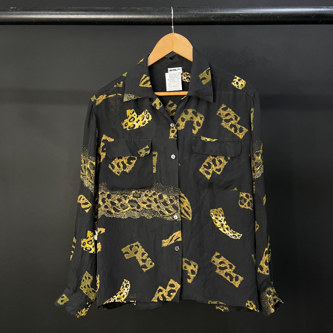 SIN MARCA  Camisa Manga Larga  Varios  Estampado  Talle M