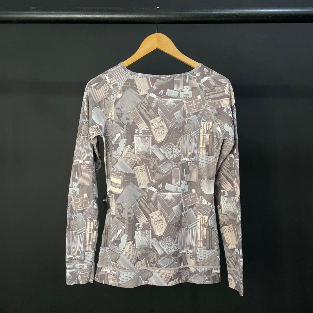 BURTON  Remera Manga Larga  Varios  Estampado  Talle M