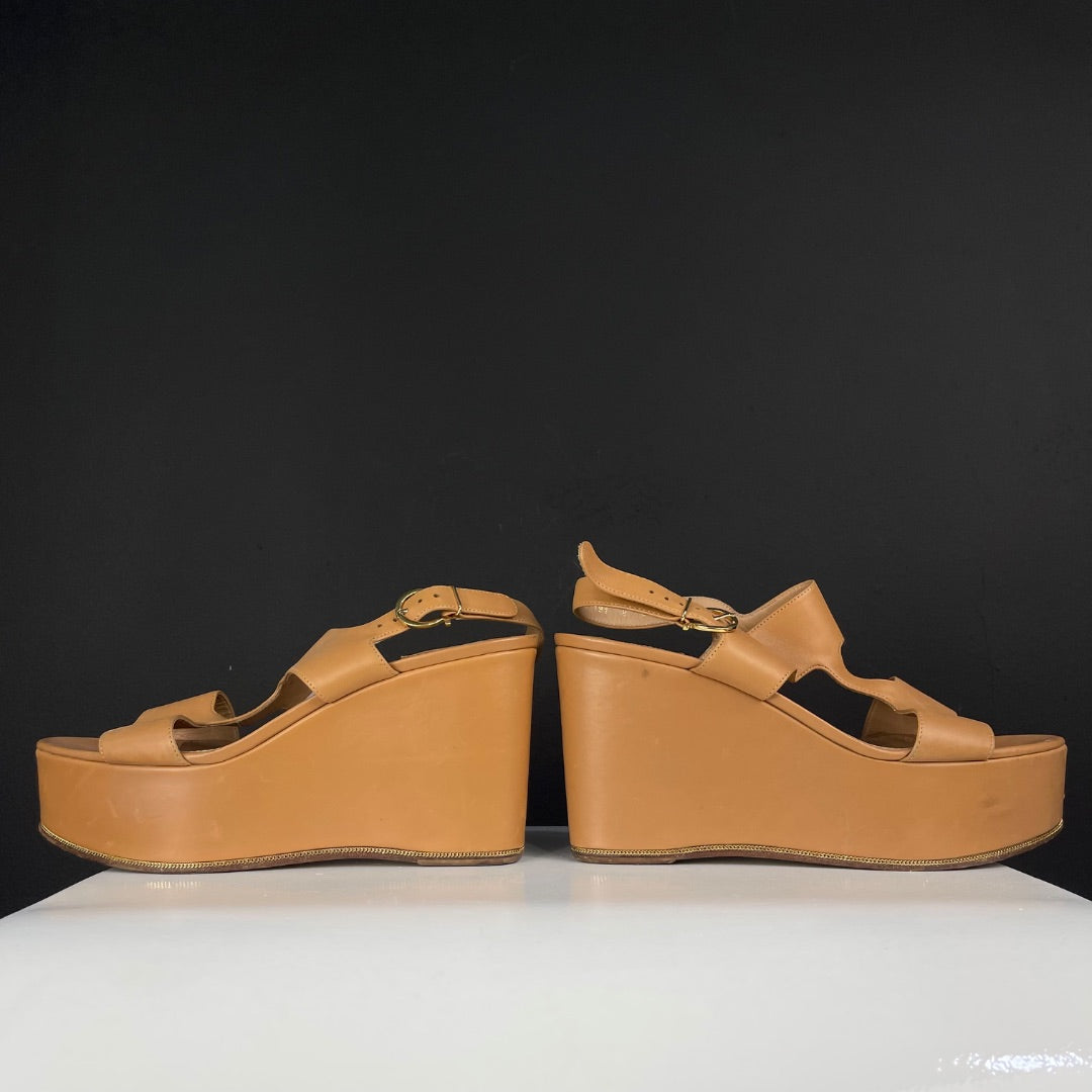 FERRAGAMO Sandalias Marron Talle 8