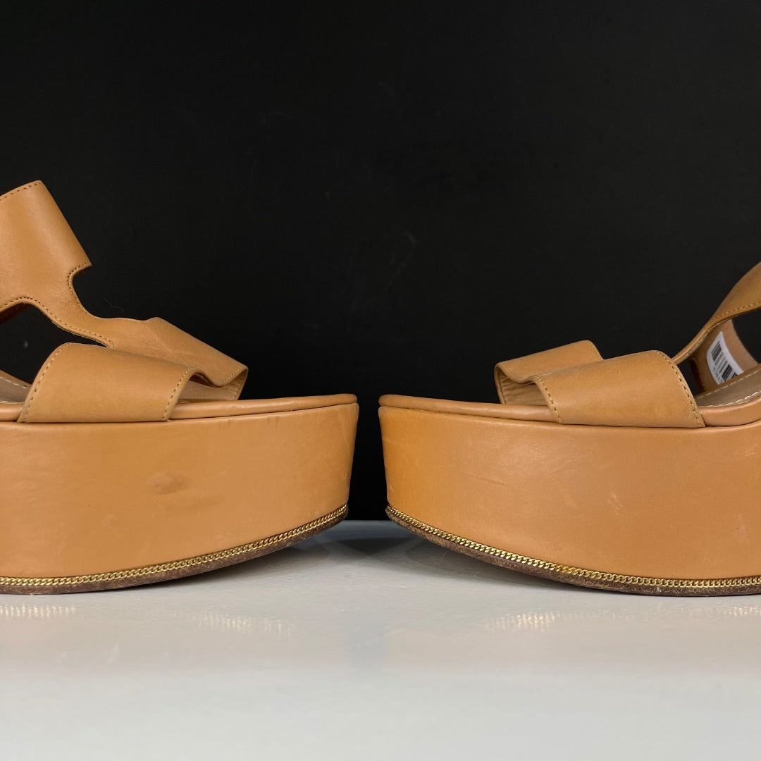 FERRAGAMO Sandalias Marron Talle 8