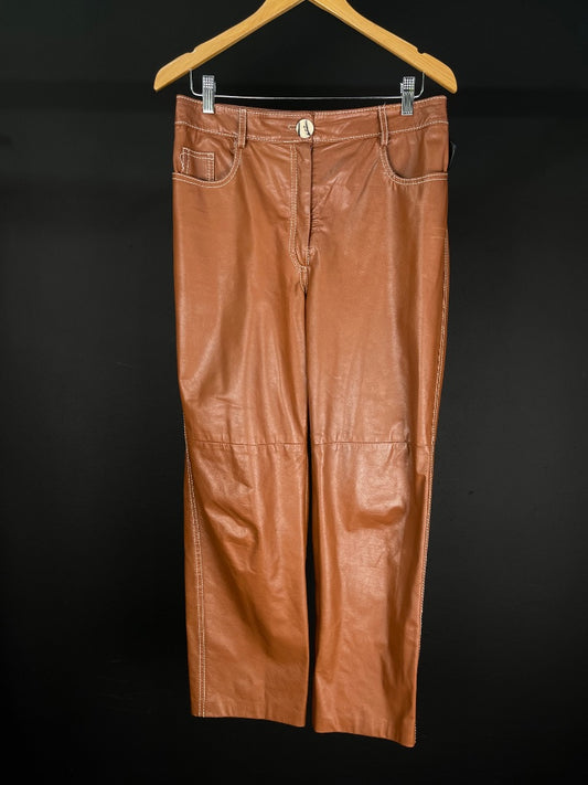 LAS PEPAS Pantalon Marron Talle 3