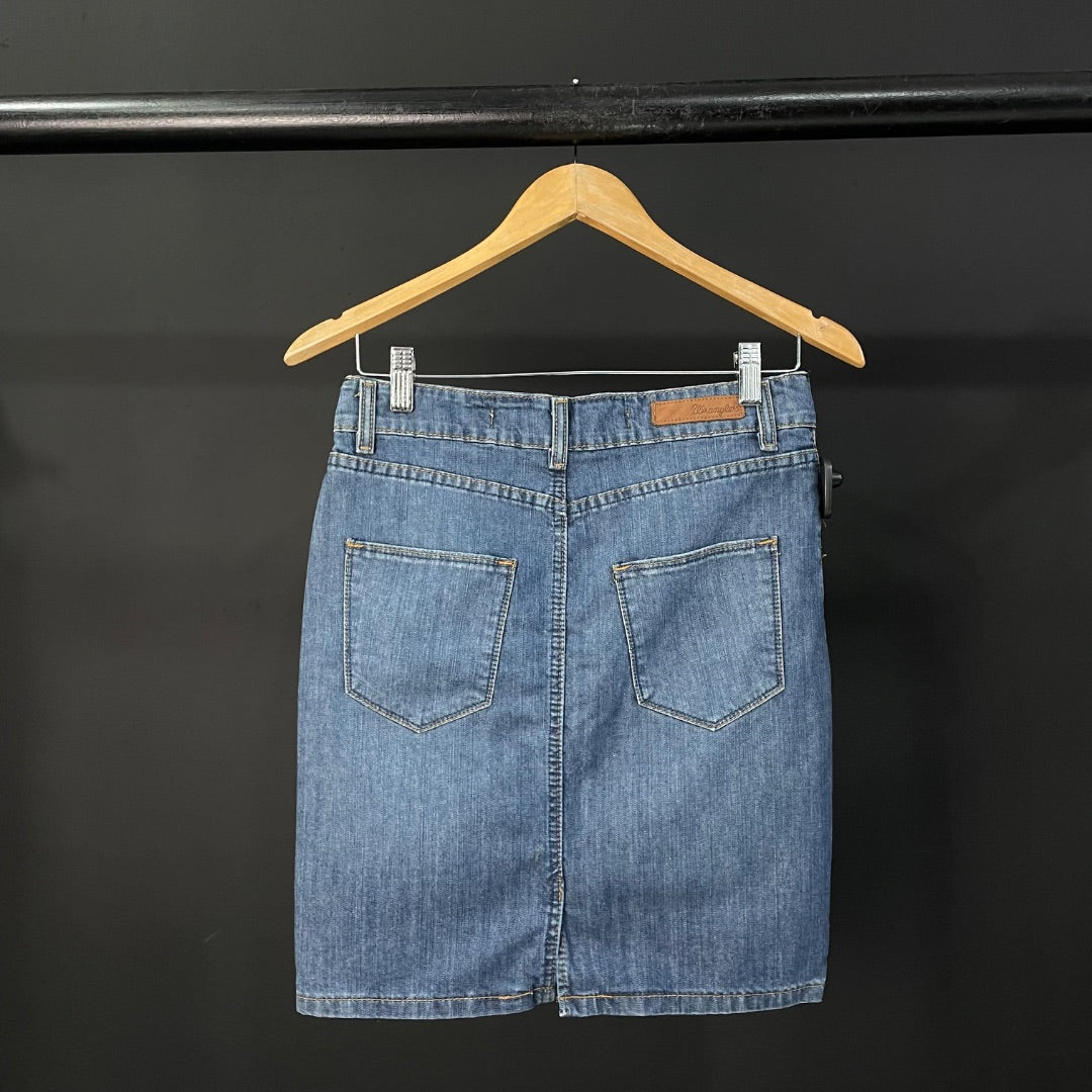 WRANGLER  Pollera Media Pierna  Azul  Talle 40