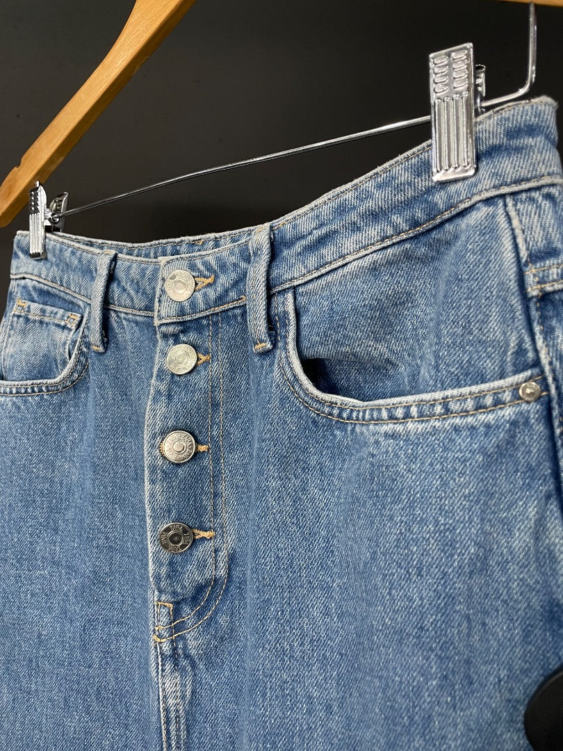 ZARA  Pollera Larga  Celeste  Talle S