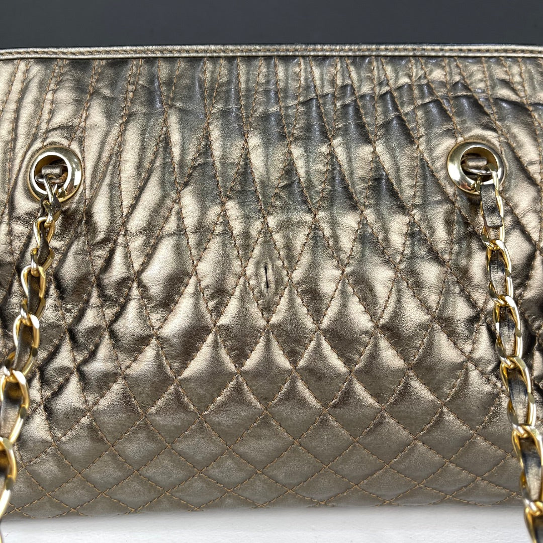 CARTERAS ITALIANAS Cartera Bronce Talle Unico