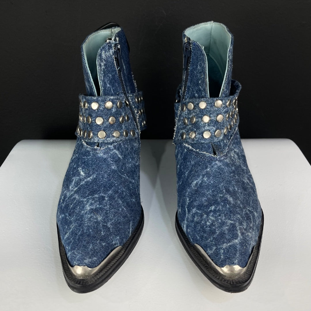 SIN MARCA Bota Corta Azul Talle 38