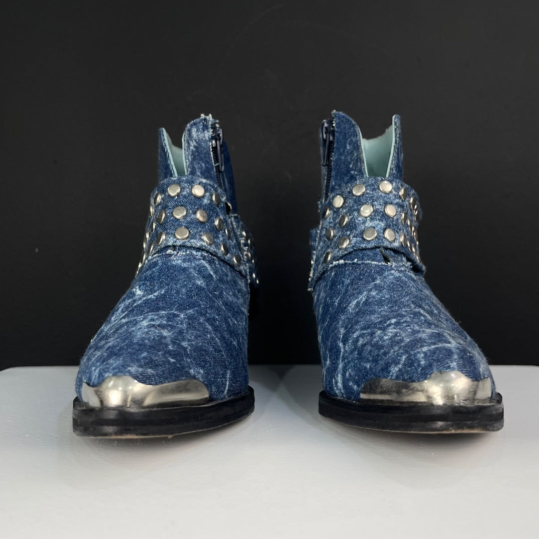 SIN MARCA Bota Corta Azul Talle 38