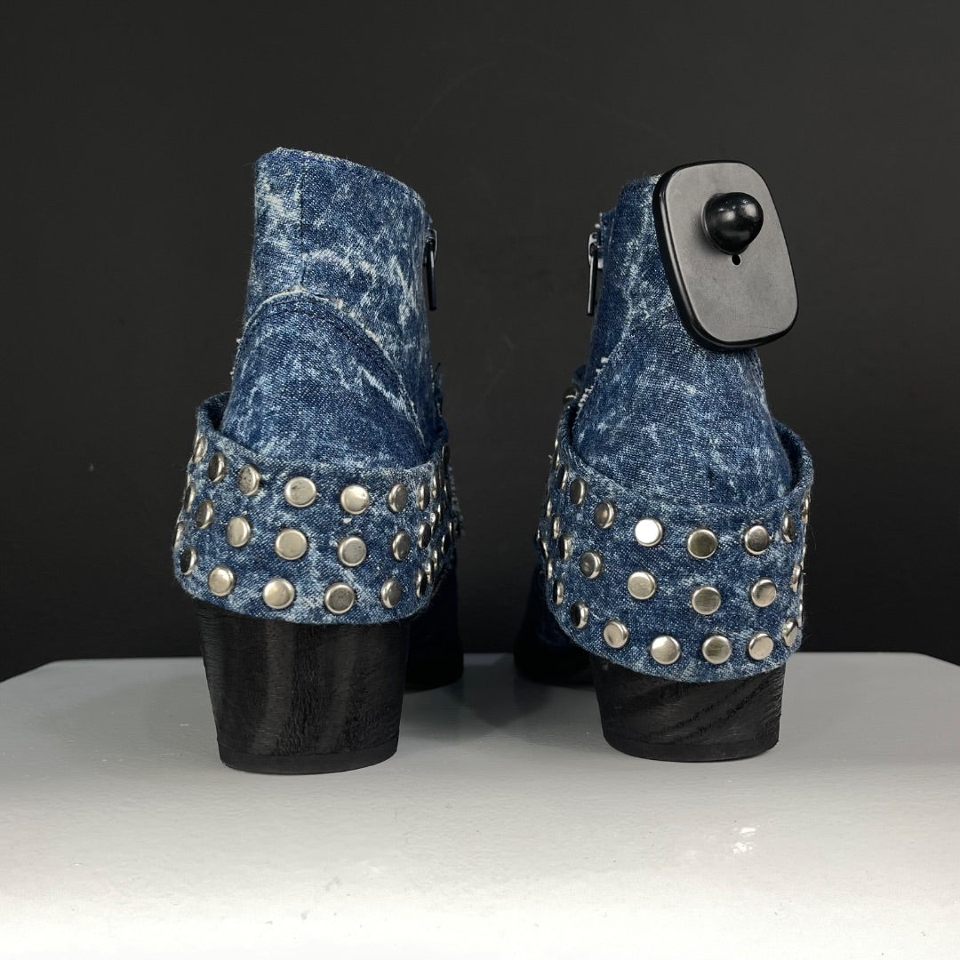 SIN MARCA Bota Corta Azul Talle 38